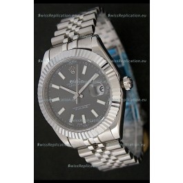 Rolex Datejust Japanese Replica Watch in Grey Dial
