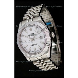 Rolex DateJust Japanese Replica Watch in White Dial