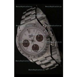 Rolex Oyster Cosmograph Swiss Replica Watch in White Dial
