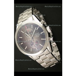 Tag Heuer Carrera Quartz Japanese Replica Watch in Brown Dial