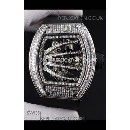 Richard Mille 59-01 Iced Out Casing Super Clone Watch 