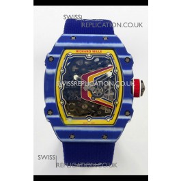 Richard Mille RM67-02 Blue NTPT 37 Grams CRMA7 Clone Movement 