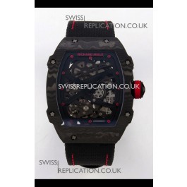 Richard Mille RM67-02 Black NTPT Velcro Strap CRMA7 Clone Movement 