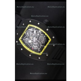 Richard Mille RM055 Bubba Watson Swiss Replica Watch in Yellow Indexes