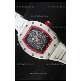 Richard Mille RM055 Bubba Watson Swiss Replica Watch in White