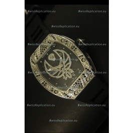 Richard Mille RM051 Tourbillon Swiss Watch in Leather Strap