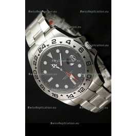 Rolex Explorer II Japanese Replica Automatic Black Steel Watch 43MM