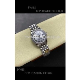 Rolex Super Clone Datejust 31MM Steel Dial Jubilee Super Clone Watch 