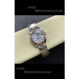 Rolex Super Clone Datejust 31MM Pearl Dial Rose Gold Oyster Super Clone Watch 