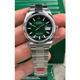 Rolex Datejust 126234 Ombre Green Dial Oyster Super Clone Watch 41MM