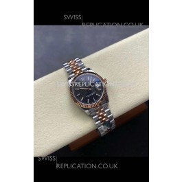 Rolex Super Clone Datejust Grey Dial Two Tone Case 31MM Super Clone Watch 