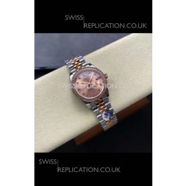 Rolex Super Clone Datejust 31MM Pink Dial Rose Gold Super Clone Watch 