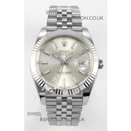 Datejust Super Clone 126334 Steel Dial 41MM FREE SPRUNG MVMNT 3235 Watch 