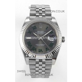 Datejust Super Clone 126334 Wimbledon 41MM FREE SPRUNG MVMNT 3235 Watch 