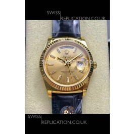 Rolex Day Date 128238 Yellow Gold in Gold Crystal Dial Super Clone Watch 