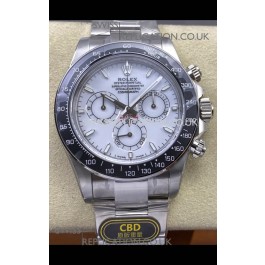 Rolex Daytona 126502 White Enamel Dial FREE SPRUNG MVMT Super Clone Watch 