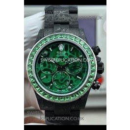 Rolex Daytona Green "Artisans De Genève - Poetry of Lights" Carbon Casing Super Clone Watch 