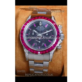 Rolex Daytona 126599 White Gold Red Dial Super Clone Watch 