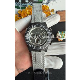 Rolex Daytona DiW Nova Grey Carbon Fiber Super Clone Watch 
