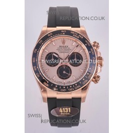 Rolex Daytona 126515 Rose Gold Dial Stick Markers FREE SPRUNG MVMT Super Clone Watch 
