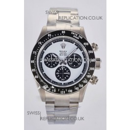 Rolex Daytona Paul Newman Blaken Blue Dial Custom Modded 4130 Mvnt Swiss Replica