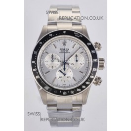 Rolex Daytona Paul Newman Steel Dial Custom Modded 4130 Mvnt Swiss Replica