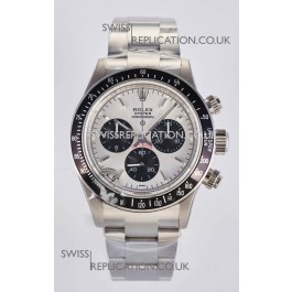 Rolex Daytona Paul Newman Steel Dial Custom Modded 4130 Mvnt Swiss Replica