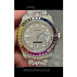 Rolex Submariner 116610 Iced Out Edition 8 Swiss Replica Watch 