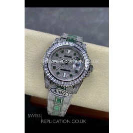 Rolex Submariner 116610 Iced Out Edition 12 Swiss Replica Watch 