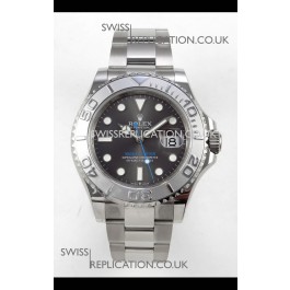 Rolex Yachtmaster 40mm Grey Dial 3235 Movement Blue Dial Superclone Watch 