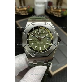 Audemars Piguet Royal Oak 1:1 Ultimate Swiss Replica Watch Green Dial Cal.4308 Movement