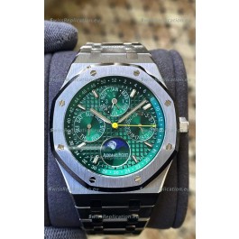 Audemars Piguet Royal Oak Perpetual Calendar Swiss Replica 904L Steel in Green Dial 