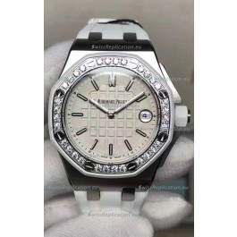 Audemars Piguet Royal Oak Offshore 37MM Swiss Quartz 1:1 Mirror Replica Watch in Stainless Steel Casing