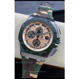 Audemars Piguet Royal Oak Offshore CAMO 44MM Chronograph 1:1 Mirror Replica Watch - 904L Steel