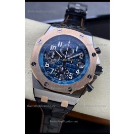 Audemars Piguet Royal Oak Offshore Blue Dial Chronograph 1:1 Mirror Replica Watch - 904L Steel