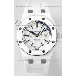 Audemars Piguet Royal Oak Offshore Ceramic 1:1 Ultimate Swiss Replica Watch White Dial Cal.3102 Movement
