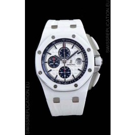Audemars Piguet Royal Oak Offshore White Ceramic - Ultimate 1:1 3126 Movement