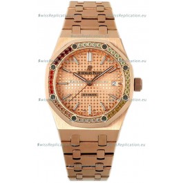 Audemars Piguet Royal Oak 37MM Frosted Casing Watch in 3120 Movement - 1:1 Mirror Replica