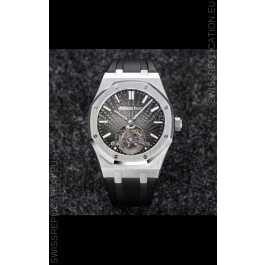 Audemars Piguet Royal Oak Tourbillon 41mm in 904L Casing - Grey Tapisserie Dial 1:1 Ultimate Replica