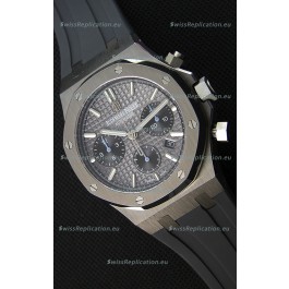 Audemars Piguet Royal Oak Chronograph Slate Grey Dial Rubber Strap Swiss Replica Watch 
