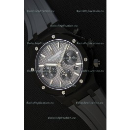 Audemars Piguet Royal Oak Chronograph Slate Grey Dial Rubber Strap PVD Case Swiss Replica Watch 