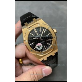 Audemars Piguet Royal Oak 15510 50th Anniversary 41MM Black Dial Rose Gold 41MM 1:1 Mirror Replica