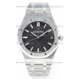 Audemars Piguet Royal Oak 15500 41MM 904L Steel Black Dial Super Clone Replica Watch 