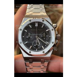 Audemars Piguet Royal Oak Chronograph 1:1 Mirror Replica - 904L Steel in Black Dial 41MM
