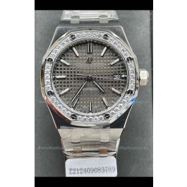 Audemars Piguet Royal Oak 37MM Grey Dial Watch in 3120 Movement - 1:1 Mirror Replica