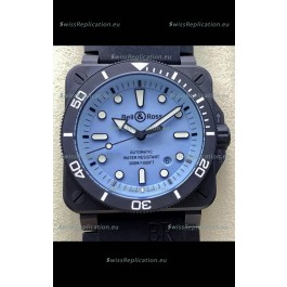 Bell & Ross BR03-92 Divers Edition PVD Coated 1:1 Mirror Replica Blue Dial