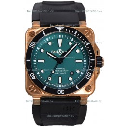 Bell & Ross BR03-92 Diver Green Dial Bronze Casing Swiss Replica Watch 1:1 Mirror Replica