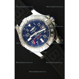 Breitling Avenger II GMT Swiss Replica Watch in Black Dial 1:1 Mirror Replica Version