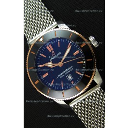 Breitling SuperOcean Heritage II B20 44MM Black Dial Two Tone Bezel 1:1 Mirror Replica