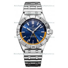 Breitling Chronomat Automatic GMT 40 Blue Dial 1:1 Mirror Swiss Replica Watch 